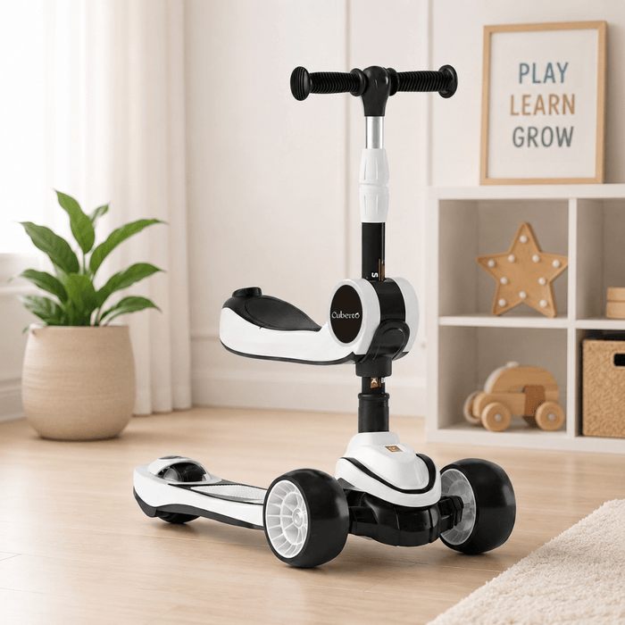 Three-Wheeled Balance Scooter, Adjustable height, Stylish, Premium model, Kids Scooter, Kids Scooter 3 years, 3 Height adjustable Kids Scooter Kids Scooter Big Wheels Foldable Kick Scooter, 4 Levels Height Adjustable, 3 Wheel Scooter for Kids Ages 3-10 wi