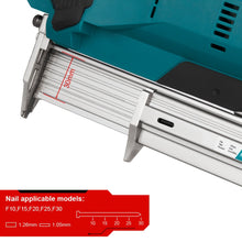 ONEVAN Cordless Nail Gun, Electric Nail Gun, with Battery And Charger, Nail Count 100pcs, 30mm Length, Diameter 1.05/1.26mm, 1st Gear Single Shot, 2nd Gear Continuous Shot, Suitable for Interior Decoration, Woodworking And Carpentry Projects