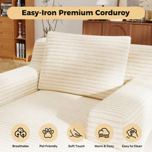Indoor Lounge Chair with Oversized Design, Memory Sponge Sofa Bed, No Assembly Required, Cloud Like Comfortable Living Room Sofa
