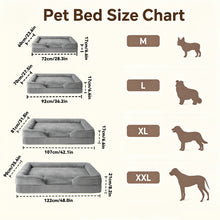 Medium Large Size Dog Bed Available In 4 Sizes, Dog Beds with Orthopedic Memory Foam, Washable Crate Bed & Anti-Slip Pet Mat for Medium Dogs, Machine Washable Comfortable Sleeping Pad