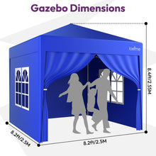 1pc, Folding 243.84 cm*243.84cm with 4 Side Walls, Party Tent, UV Protected, Height Adjustable, with Carry Bag, for Outdoor Garden Camping