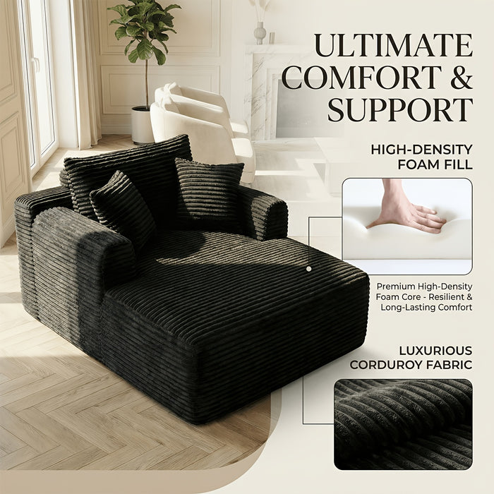 Deep Envelop Cloud Velvet Boneless Compressed Sofa, High Elastic Thick Non-Collapse Sofa for Apartment Homestay