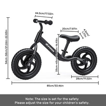 A Balance Bike with an Adjustable Seat, Designed for Infants, Is an Ideal Present for Both Boys And Girls, Available in Pink And Black