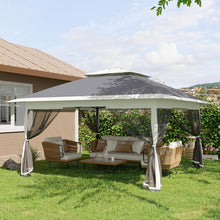 Portable Gazebo - 3.96X3.96meter Canopy Featuring Mosquito Netting & Dual Roof, Height Adjustable Pop Up Shelter, Easy Assembly, Uv-Resistant Canopy for Patio, Backyard, Garden, Events, Weddings, Outdoor Dining, And Patios