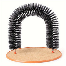 1pc Grooming Brushes And Tickle Toys That Cats Can'T Resist - Cat Arch Self Groomer: Pamper Your Cat with Massages And Grooming Brushes!