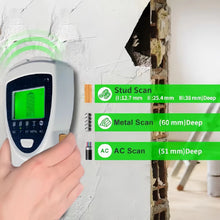 Stud Finder Wall Scanner with Battery- 5 in 1 Stud Detector with Intelligent Microprocessor Chip And HD LCD Display, Stud Sensor Beam Finders for The Center And Edge of Wood AC Wire Metal Studs Joist Pipe