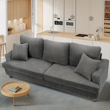 Comfy Corduroy Sofa 3 Seater Modern Couch Love Seat Settee Room Apartment