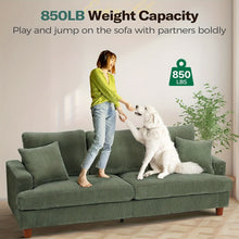 Comfy Corduroy Sofa 3 Seater Modern Couch Love Seat Settee Room Apartment