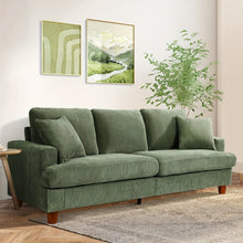 Comfy Corduroy Sofa 3 Seater Modern Couch Love Seat Settee Room Apartment