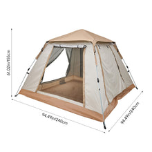 Portable Automatic Pop-Up Camping Tent – Easy Set Up with 3x2.7m Awning, Folding Canopy Tent for Hiking & Outdoor Activities