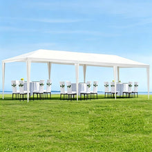 3x6m Party Tent, Outdoor Wedding Canopy Gazebo with Steel Frame | Spacious 200sqft shelter for 20-30 guests, durable steel frame with waterproof PE canopy, easy setup