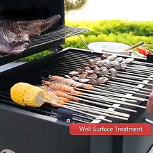 Commercial Black Grill Cart – Portable Outdoor Terrace BBQ, 113x45x100cm, Great for Camping & Outdoor Barbecue Events
