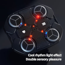 Smart Music Boxing Reaction Target – Interactive Wall-Mounted Punching Pad with Dynamic LED Lights, 3-Speed & 3-Sound Modes, Bluetooth Music Sync, USB Rechargeable, High-Elastic Sponge Pads & HD Stereo Speaker – Perfect for Teenagers & Adults To Boost Ref