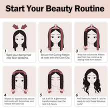 13pcs Sleep Hairstyle Design Tool Set | Curler And Facial Massager, Pillowcase, No Heat Curling Kit, Overnight Curler, Sleeping Eye Mask, Women'S Face Roller Light Beige Care Tools Black/Pink/Purple 3 Colors for Choose