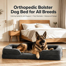 Medium Large Size Dog Bed Available In 4 Sizes, Dog Beds with Orthopedic Memory Foam, Washable Crate Bed & Anti-Slip Pet Mat for Medium Dogs, Machine Washable Comfortable Sleeping Pad