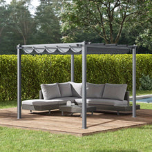 High Quality Outdoor Camping Tent Leisure Dining Shade Gazebo Party Tent with Metal Frame and Polyester Canopy Outdoor Garden Gazebo for Swimming Pool Garden Lawn Patio and Deck