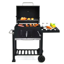 1PC Black Outdoor Terrace Grill – Commercial Cart Grill & Portable BBQ, Perfect for Outdoor Barbecue & Camping Gatherings, Size 113x45x100cm