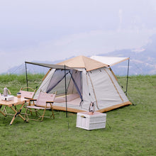 Portable Automatic Pop-Up Camping Tent – Easy Set Up with 3x2.7m Awning, Folding Canopy Tent for Hiking & Outdoor Activities