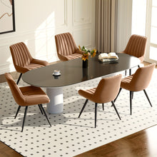 Dining Room Chairs, Set Of 4, Kitchen Chairs, Upholstered Chairs with Metal Legs, Living Room Chair with Backrest Seat Cushion, for Dining Room, Reception Chair, Office