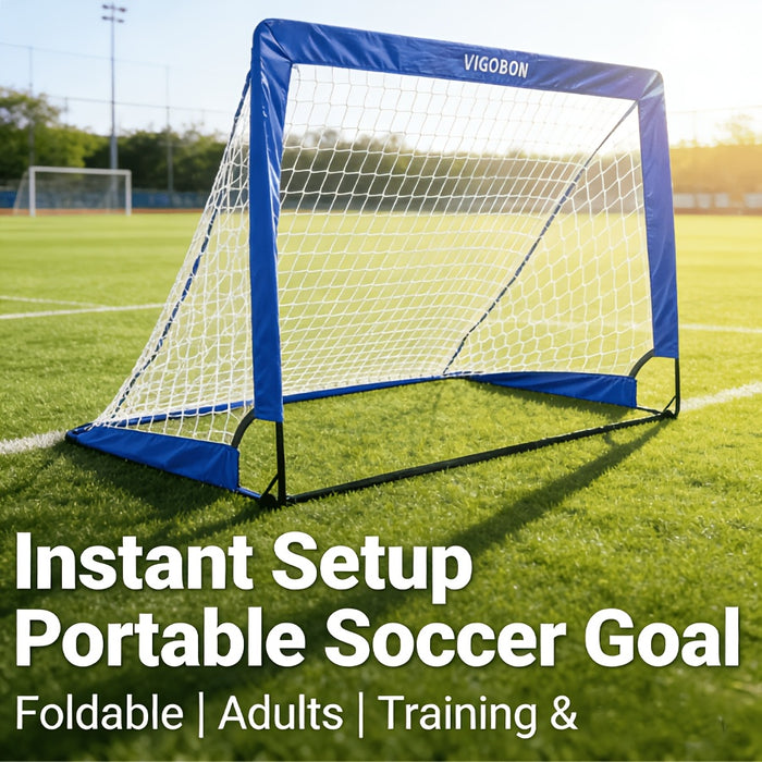 Football Goal, Foldable Football Goal, Easy to Carry, Football Training Equipment, Football Goal