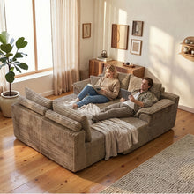Luxury U-shaped Split Living Room Sofa, Multifunctional Modular Sofa Bed, Oversized Flannel Sofa, Comfortable Lounge Chair, Matching TV Cabinet And Living Room Furniture Set, Home Goods