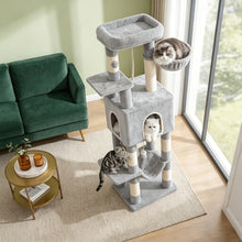 Luxury Tall for cat Tree | Six-Tier Climbing Structure, Spacious Viewing Platform + Sun-Proof for cat Bed, Durable Scratch Bars, All-Around Leisure And Play Castle For Cats