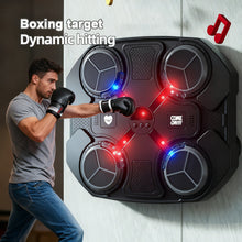 Smart Music Boxing Reaction Target – Interactive Wall-Mounted Punching Pad with Dynamic LED Lights, 3-Speed & 3-Sound Modes, Bluetooth Music Sync, USB Rechargeable, High-Elastic Sponge Pads & HD Stereo Speaker – Perfect for Teenagers & Adults To Boost Ref