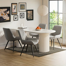 Dining Room Chairs, Set Of 4, Kitchen Chairs, Upholstered Chairs with Metal Legs, Living Room Chair with Backrest Seat Cushion, for Dining Room, Reception Chair, Office