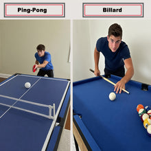 6-In-1 Multi-Game Table Folding Pool Table, Billiards, Hockey, Table Tennis, Bowling, And Shuffleboard with All Additions for Adults
