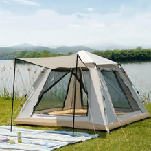 Portable Automatic Pop-Up Camping Tent – Easy Set Up with 3x2.7m Awning, Folding Canopy Tent for Hiking & Outdoor Activities