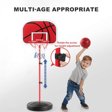 Portable Adjustable Shooting Frame, Kids Youth Sports Basketball Stand Adjustable Height 105-179CM Basketball Goal Toy for Outdoor Backyard Sports Game Play