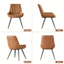 Dining Room Chairs, Set Of 4, Kitchen Chairs, Upholstered Chairs with Metal Legs, Living Room Chair with Backrest Seat Cushion, for Dining Room, Reception Chair, Office