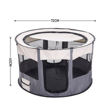 Indoor/Outdoor Foldable Pet Whelping Tent with Breathable Mesh, Cat Dog Birthing Box and Playpen for Puppy Kitten Delivery, Portable Space-Saving Nest with Storage Bag for Nursing