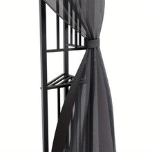 High Quality Outdoor Camping Tent Leisure Dining Shade Gazebo Party Tent with Metal Frame and Polyester Canopy Outdoor Garden Gazebo for Swimming Pool Garden Lawn Patio and Deck