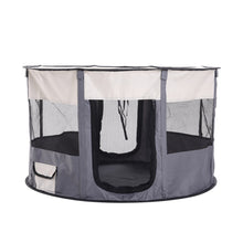 Indoor/Outdoor Foldable Pet Whelping Tent with Breathable Mesh, Cat Dog Birthing Box and Playpen for Puppy Kitten Delivery, Portable Space-Saving Nest with Storage Bag for Nursing