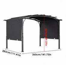 High Quality Outdoor Camping Tent Leisure Dining Shade Gazebo Party Tent with Metal Frame and Polyester Canopy Outdoor Garden Gazebo for Swimming Pool Garden Lawn Patio and Deck