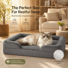 Medium Large Size Dog Bed Available In 4 Sizes, Dog Beds with Orthopedic Memory Foam, Washable Crate Bed & Anti-Slip Pet Mat for Medium Dogs, Machine Washable Comfortable Sleeping Pad