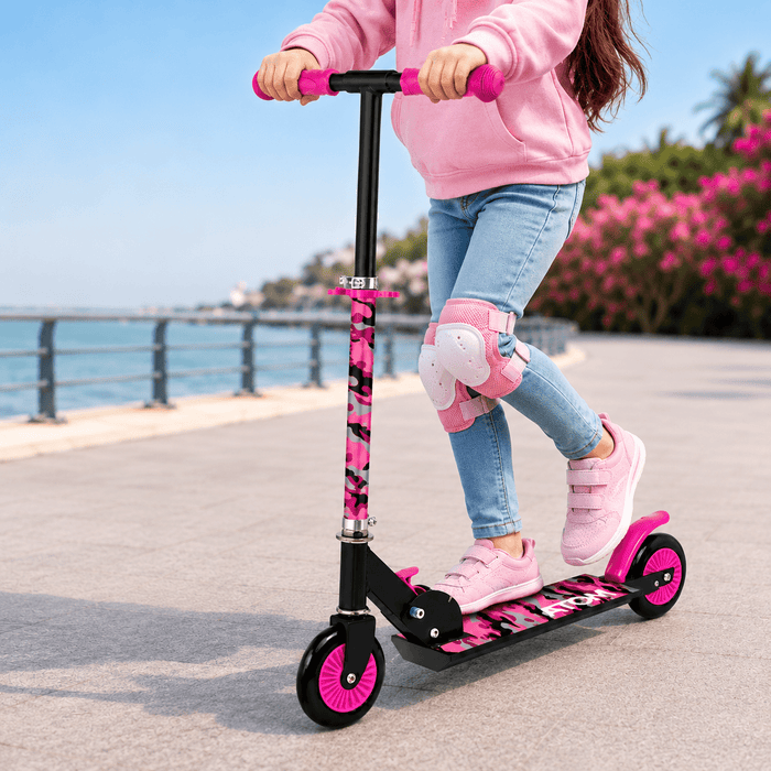 Pink Stunt Scooter with Non-Slip Deck, Durable Frame, Smooth Ride Wheels, Perfect for outdoor use and for Gifting