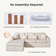 Modular Compressible Sofa with Free Combination, Space-Saving Split Corner Fabric Lazy Sofa, High-Density Foam Anti-Slip Base, Washable Corduroy Fabric, Suitable for Living Room And Apartment, Minimalist Modern Home Furniture