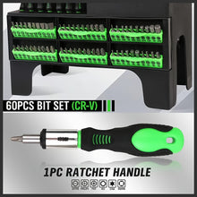 118pcs Magnetic Screwdriver Kit with Plastic Storage for Home Repairs And Projects