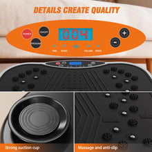 Vibrating Plate Exercise Machine with 149.69KG Max Weight Load, 10 Preset Workout Modes And 200 Adjustable Speeds, Includes Resistance Bands & Yoga Straps for Full Body Burning, Home Body Shaping Fitness Equipment