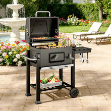 Commercial Black Grill Cart – Portable Outdoor Terrace BBQ, 113x45x100cm, Great for Camping & Outdoor Barbecue Events