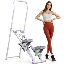 MERACH Stair Stepper Designed for Home Workouts, Featuring a New Model Vertical Climber for Comprehensive Body Training, a Space-Saving Folding Cardio Stair Climber with an Extended Step Range, And Adjustable Handlebars And Pedals, Without Battery