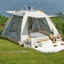 Portable Automatic Pop-Up Camping Tent – Easy Set Up with 3x2.7m Awning, Folding Canopy Tent for Hiking & Outdoor Activities