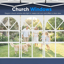 Nordivale 3m X 6m Instant Pop-Up Gazebo with 6 Sidewalls Comes with 4 Weight Bags for Added Stability, Easy to Set Up, Constructed From Durable Materials, Sunshine Protection, Perfect for Gardens, Parties And Seaside 6 Color Options