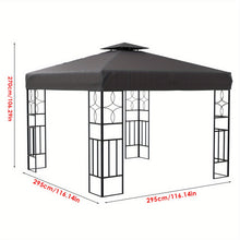 High Quality Outdoor Camping Tent Leisure Dining Shade Gazebo Party Tent with Metal Frame and Polyester Canopy Outdoor Garden Gazebo for Swimming Pool Garden Lawn Patio and Deck