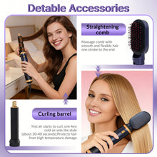 5 in 1 Hot Air Brush Detachable Hair Hot Brush Air Curler Air Curling Wrap Styler Upgrade Hot Air Brush Curling Brush Iron Hair Styling Tools for Curling Straightening