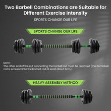 Trintion 20KG 5-in-1 Adjustable Dumbbell Set with Barbell Kettlebell - Home Gym Weights Set for Men Women Includes Resistance Bands (5-Pack), Ab Roller & Gloves - Free Weights for Full Body Workou