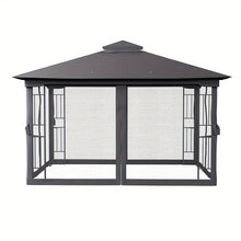 High Quality Outdoor Camping Tent Leisure Dining Shade Gazebo Party Tent with Metal Frame and Polyester Canopy Outdoor Garden Gazebo for Swimming Pool Garden Lawn Patio and Deck