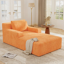 Indoor Lounge Chair with Oversized Design, Memory Sponge Sofa Bed, No Assembly Required, Cloud Like Comfortable Living Room Sofa